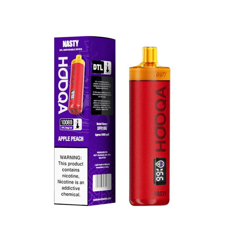 Nasty Bar Hooqa DFR10Ki – Apple Peach | Vape desechable