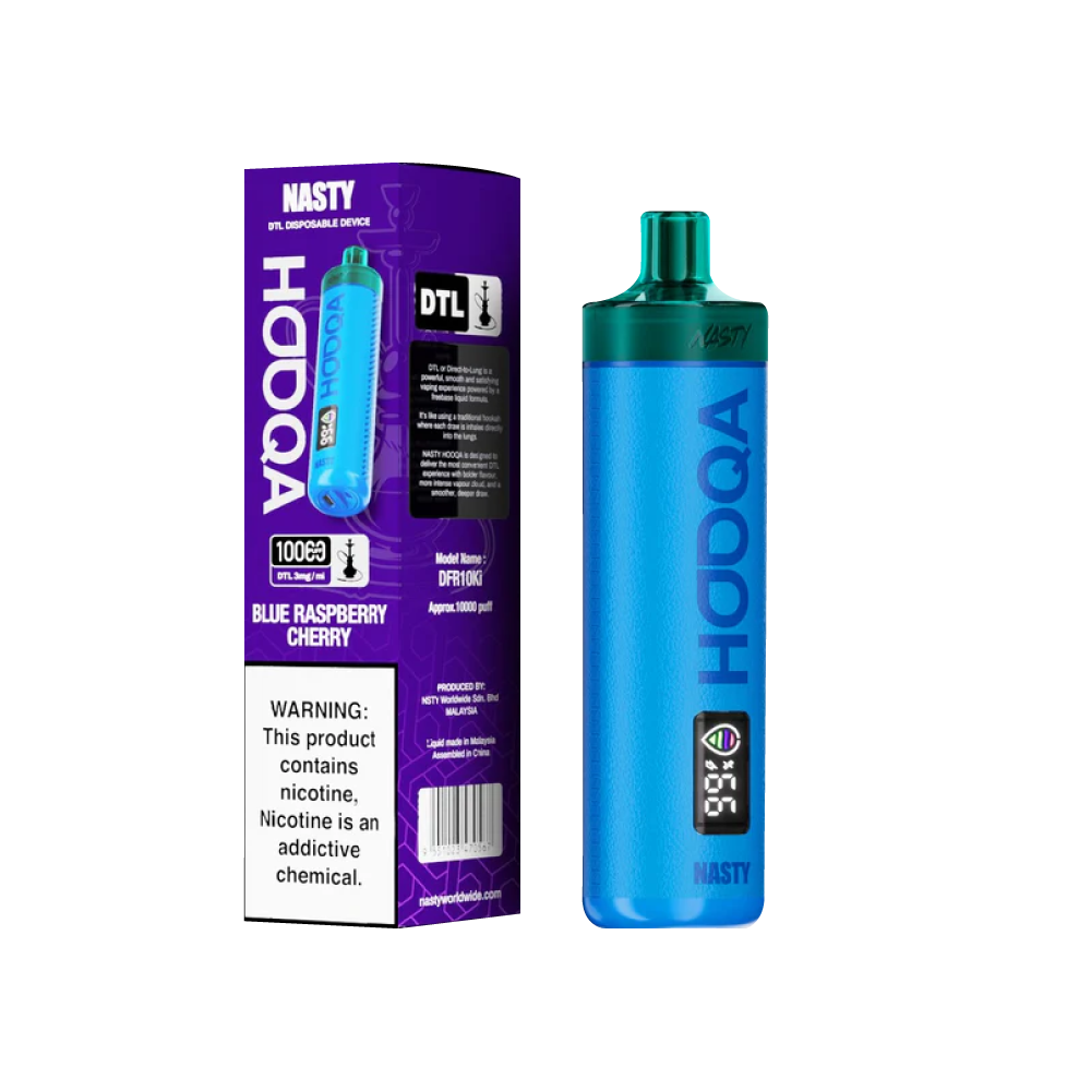 Nasty Bar Hooqa DFR10Ki - Blue Raspberry Cherry | Vape desechable