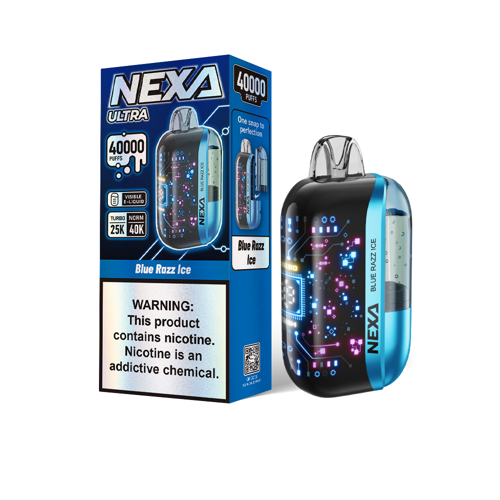 Nexa Ultra 40k - Blue Razz Ice | Vape desechable