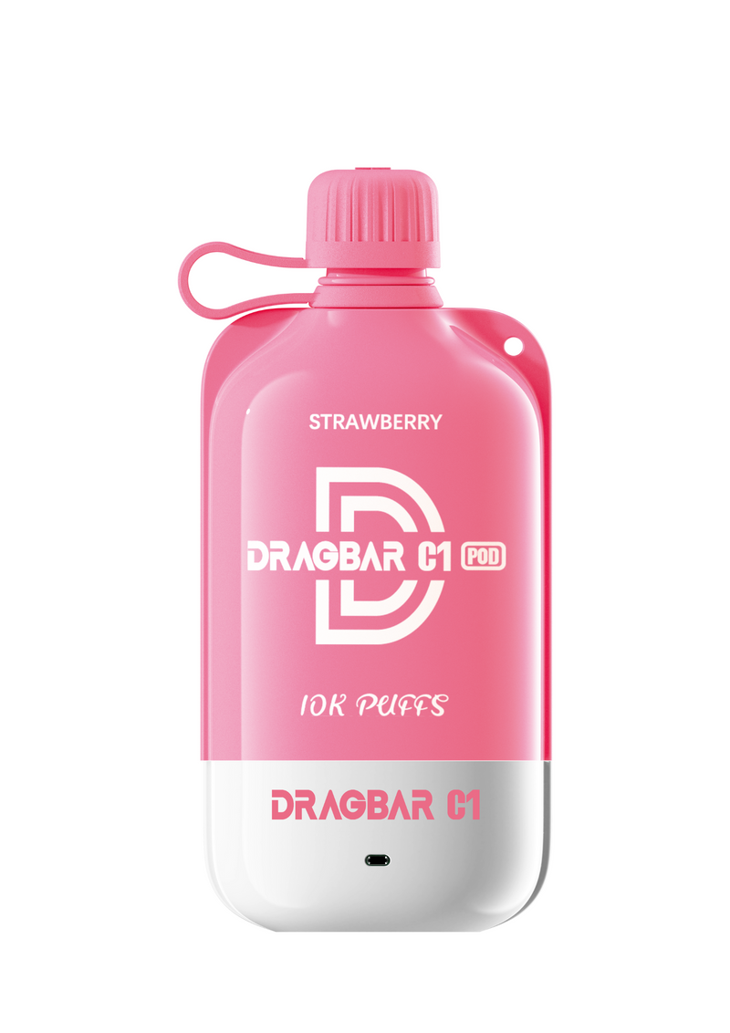 DRAGBAR C1 KIT 10K Strawberry vape desechable
