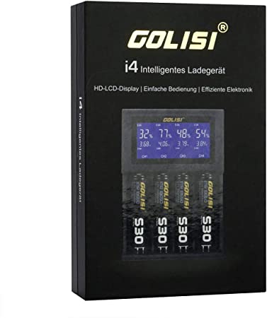 Cargador Golisi I4 LCD display 4 Slots
