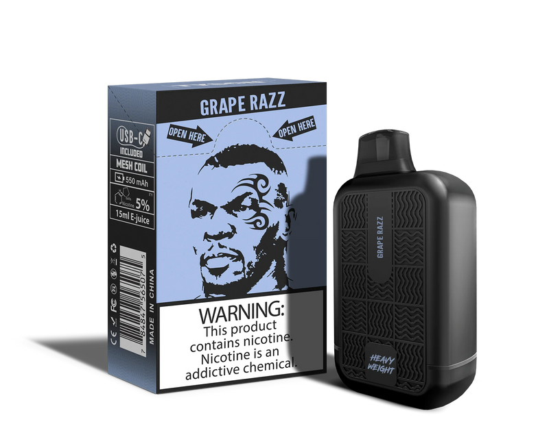 TYSON VAPE 7000PUFF Grape Razz