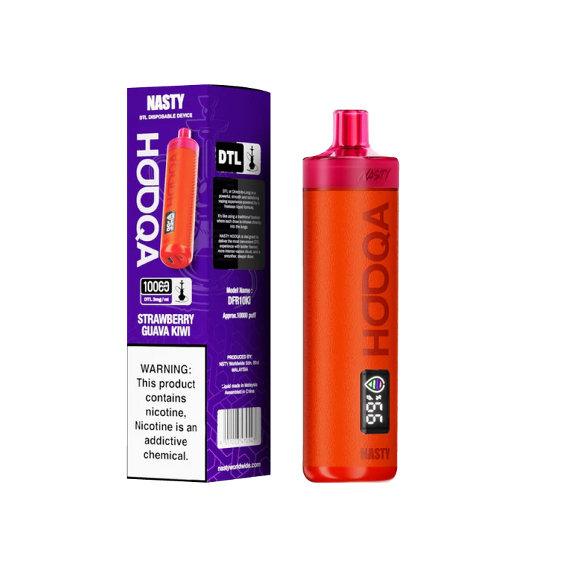 Nasty Bar Hooqa DFR10Ki – Strawberry Guava Kiwi | Vape desechable