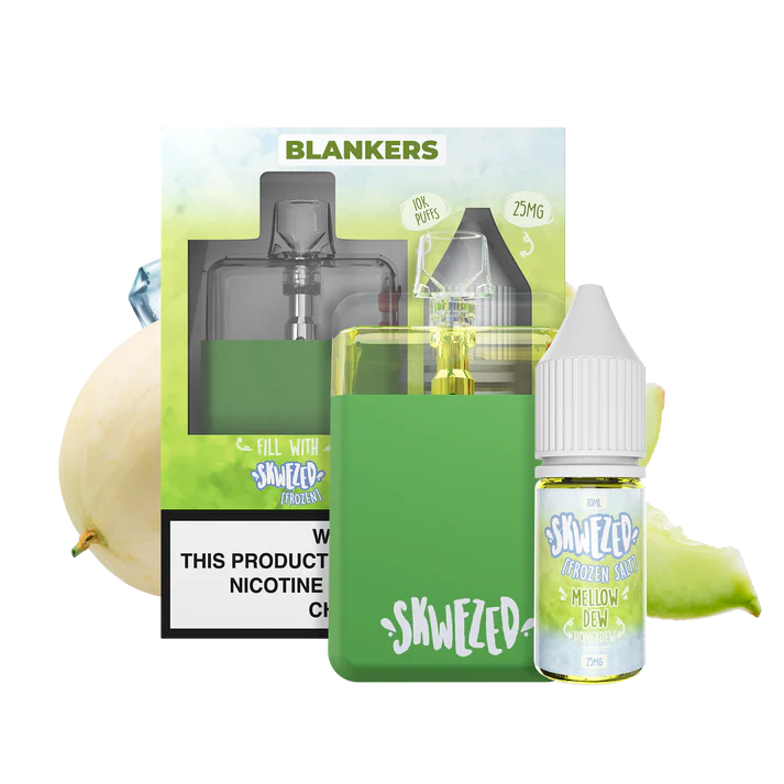 Skwezed Blankers Ice 10ml Kit - Mellow Dew | Vape desechable
