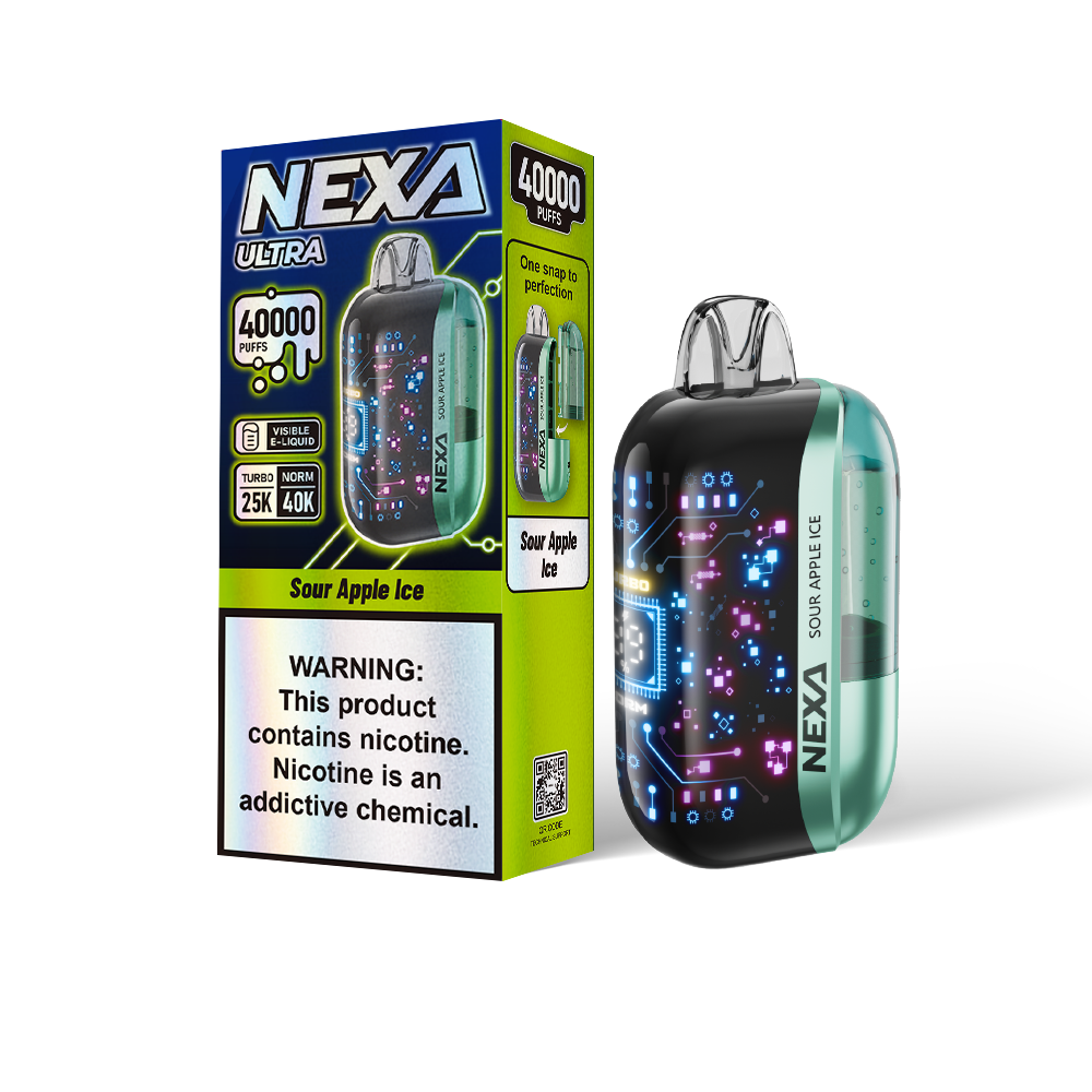 Nexa Ultra 40k - Sour Apple Ice | Vape desechable