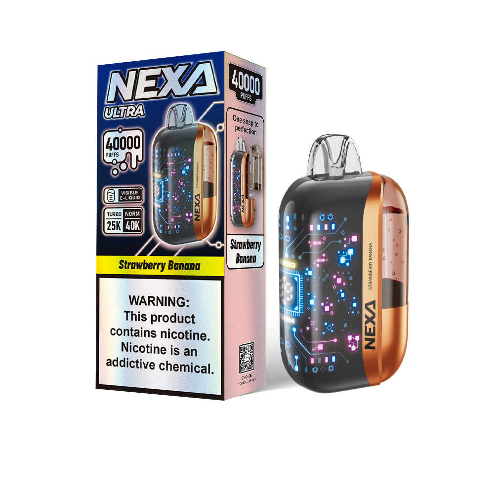 Nexa Ultra 40k - Strawberry Banana | Vape desechable