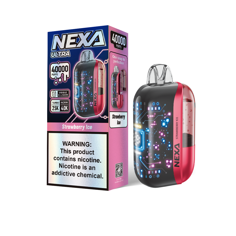 Nexa Ultra 40k - Strawberry Ice | Vape desechable