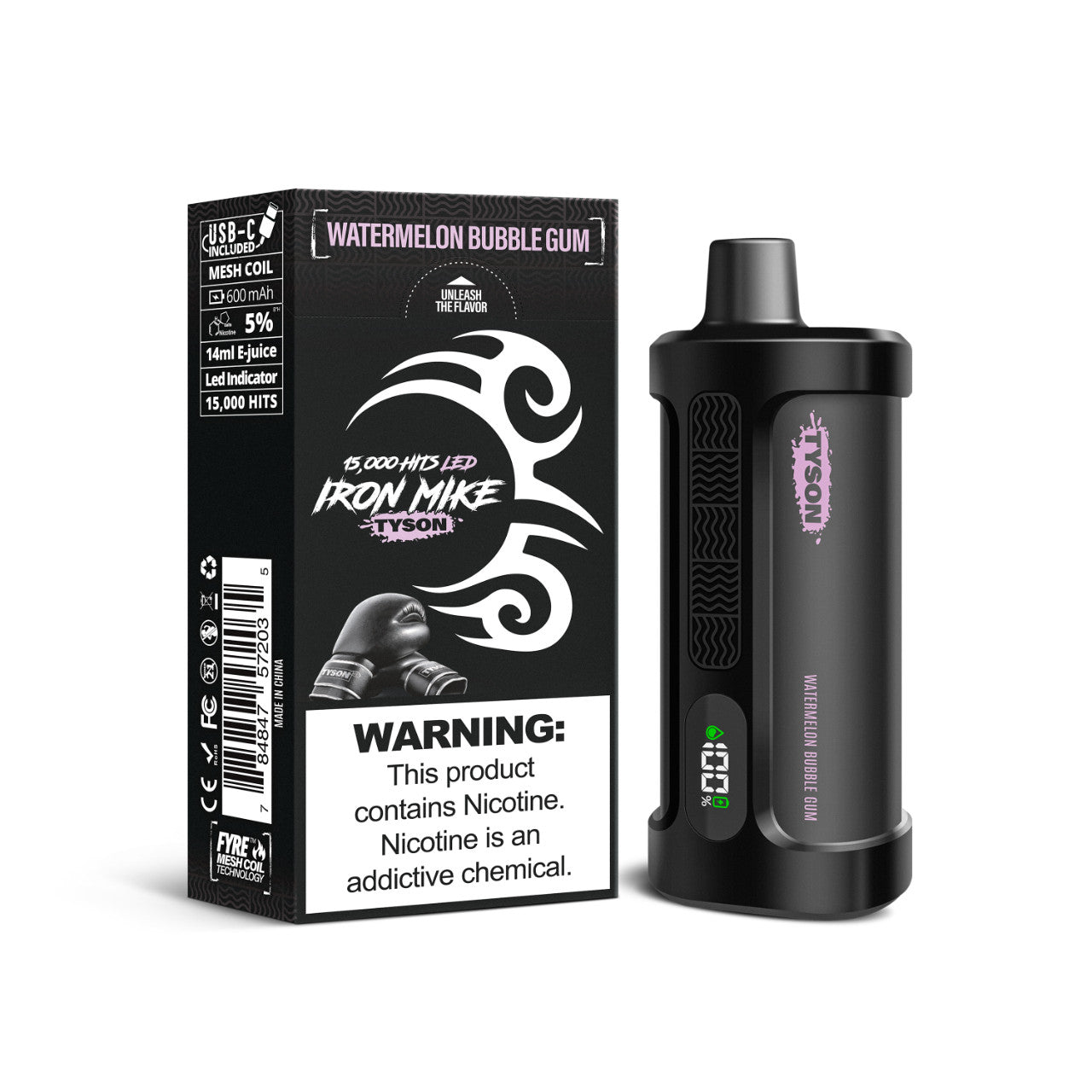 Iron Mike Vape - Watermelon Bubble Gum | 15000 Puffs