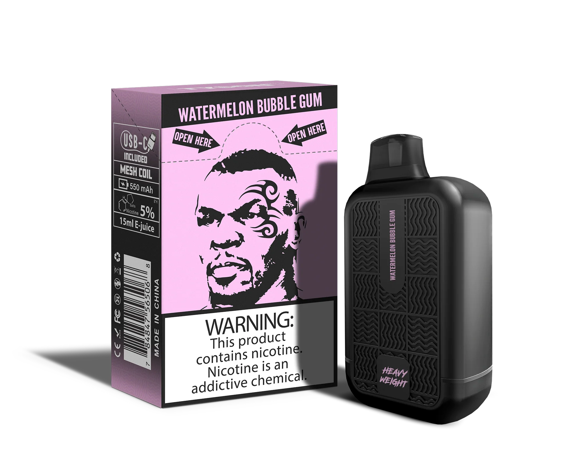 Tyson Vape 7000 Puffs - Watermelon Bubblegum