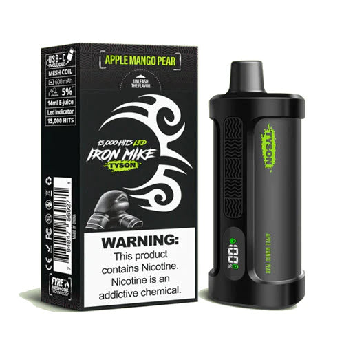 IRON MIKE VAPE 15,000 PUFF Apple Mango Pear