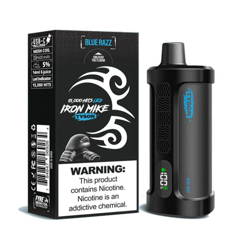 Iron Mike Vape - Blue Razz | 15000 Puffs