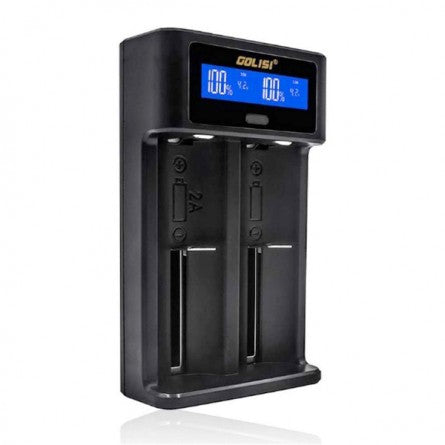 Cargador Golisi I2 LCD display 2 Slots