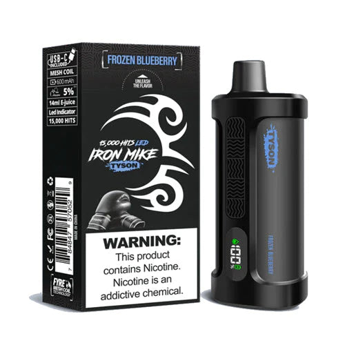 IRON MIKE VAPE 15,000PUFF Frozen Blueberry