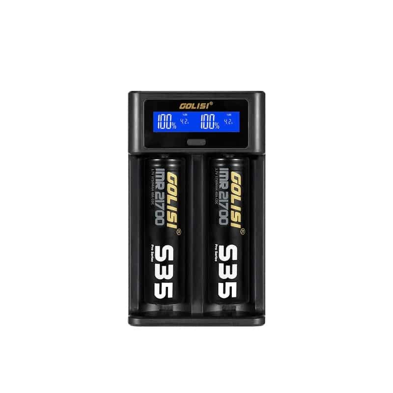 Cargador Golisi I2 LCD display 2 Slots