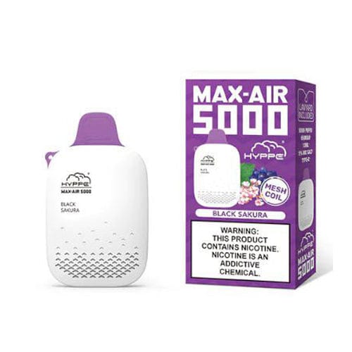 Hyppe Max Air 5000 Black Sakura 5% Vape Desechable