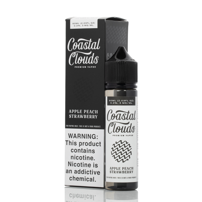Black Coastal 60ml - Apple Peach Strawberry