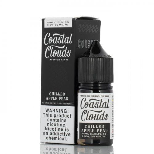Black Coastal Salt 30ml - Chilled Apple Pear