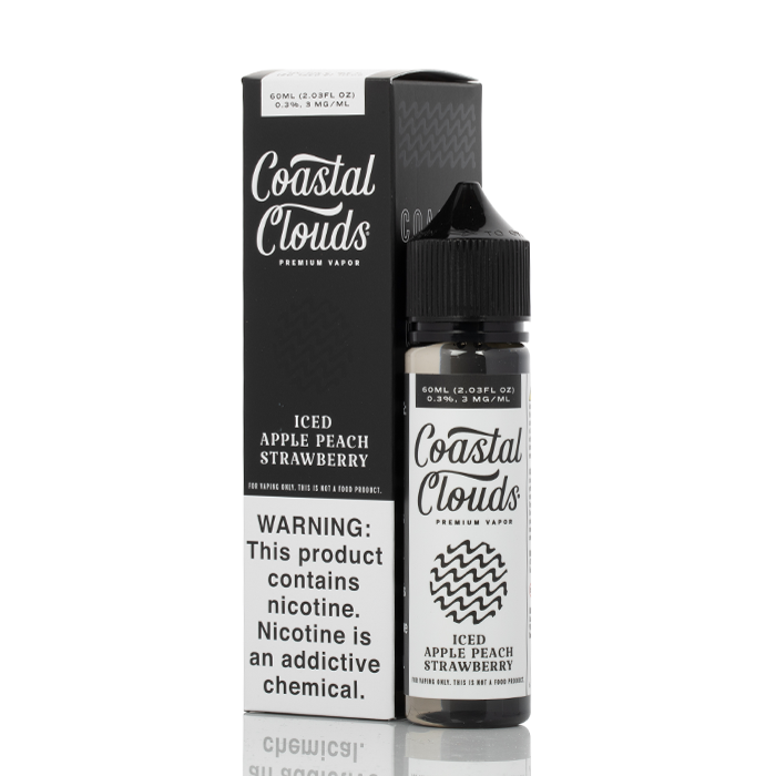 Coastal Clouds 60ml - Iced Apple Peach Strawberry