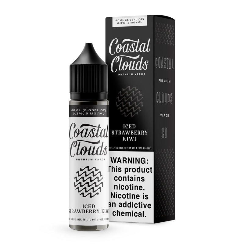 Black Coastal 60ml - Iced Strawberry Kiwi